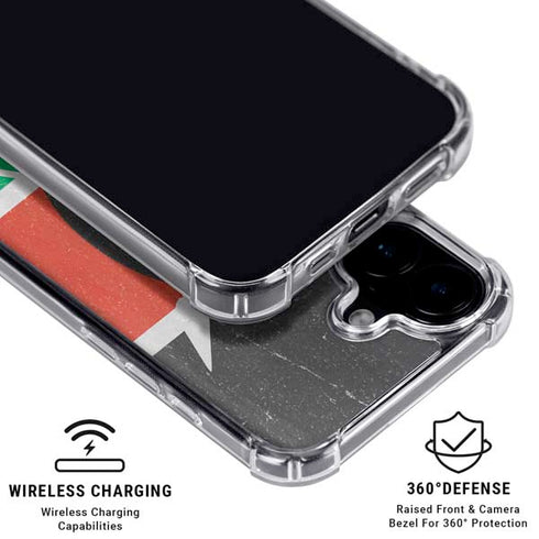 Kenya Flag Distressed iPhone 16 MagSafe Case
